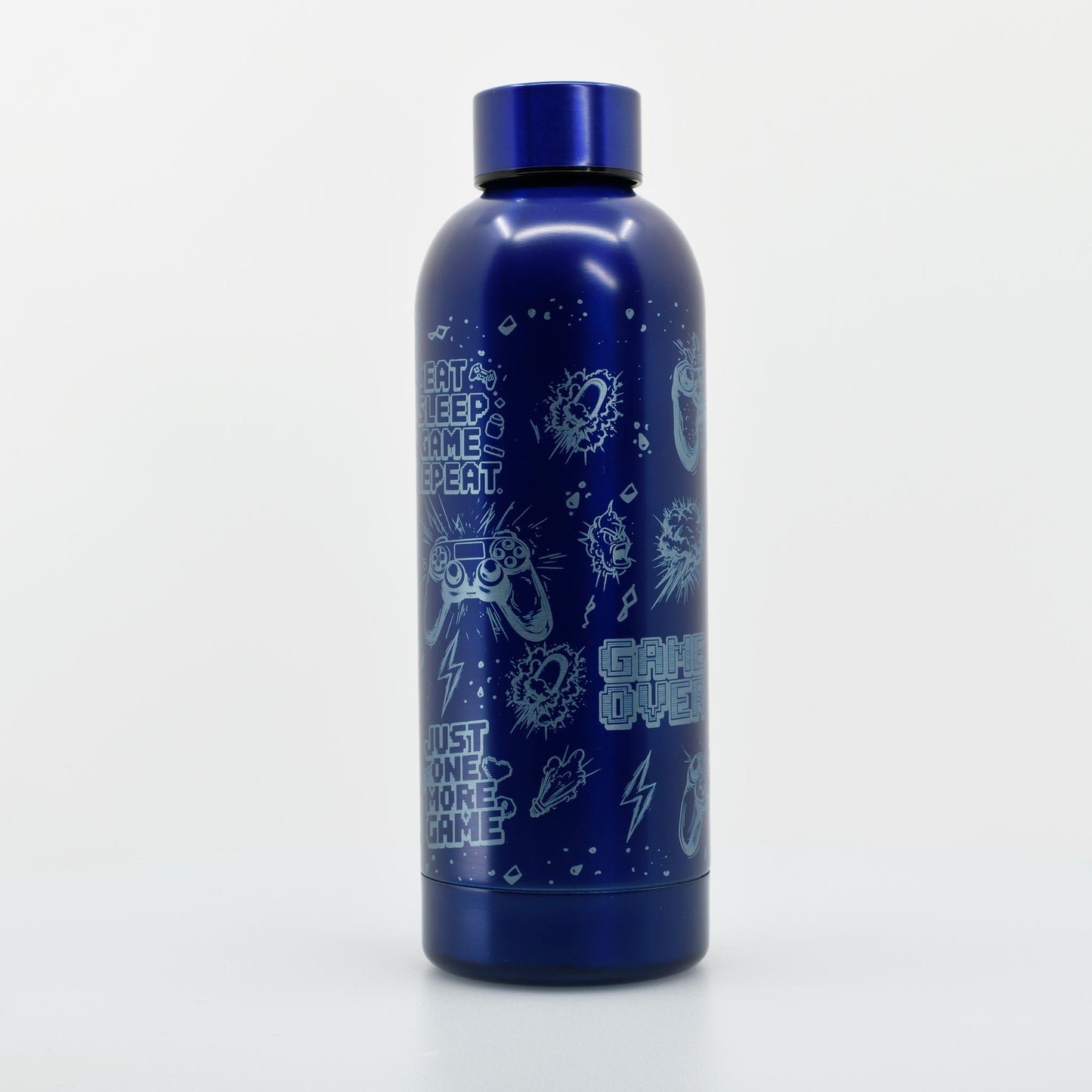 Trinkflasche Isolierflasche Gamer blau 3